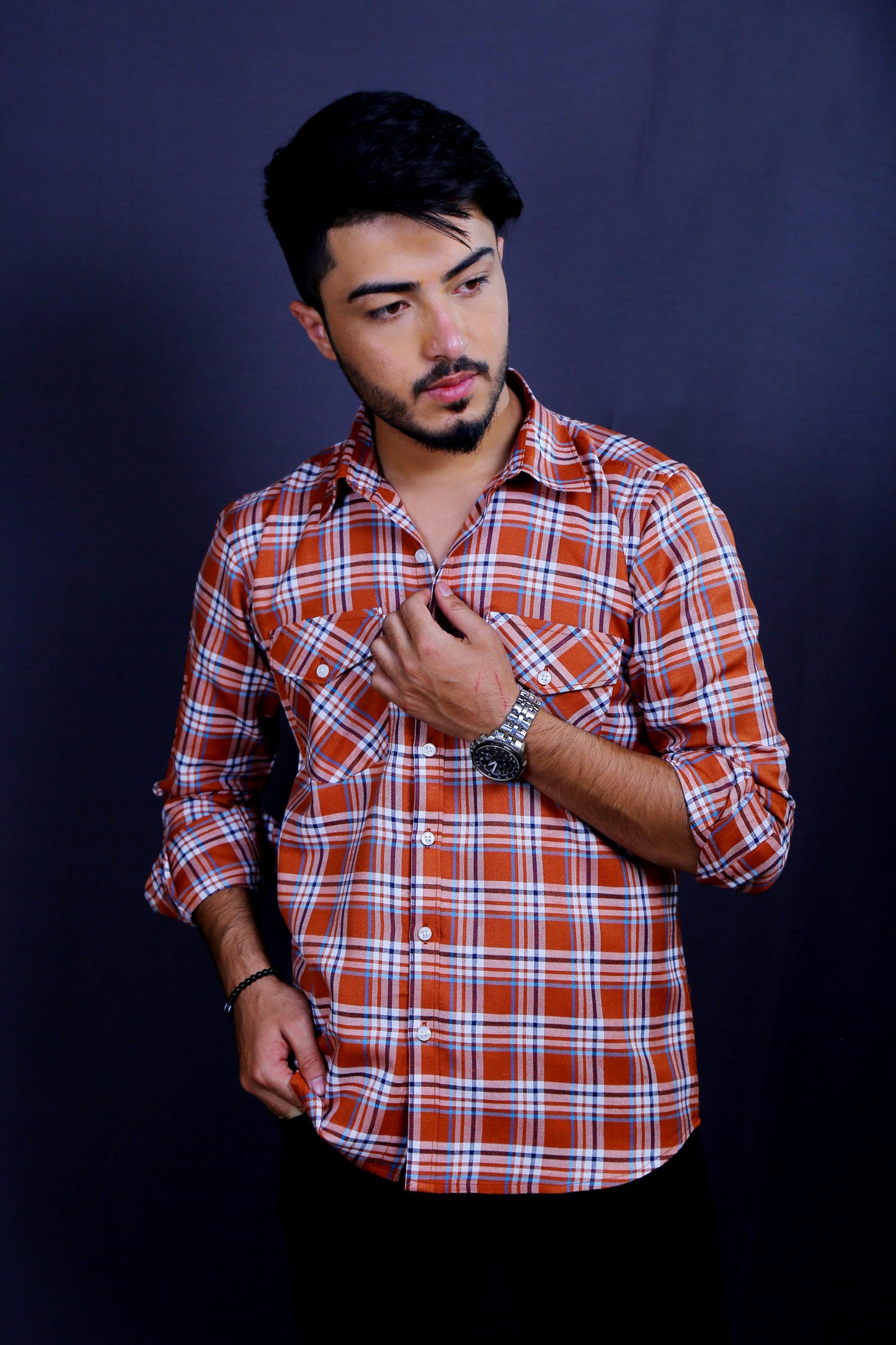 Men Checks Casual Shirt
