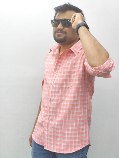 Men Checks Casual Shirt